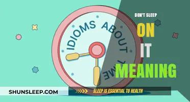 What Does 'Sleep on It' Mean?