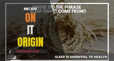 Origin of 'Don't Sleep on It': Exploring the Phrase's Roots