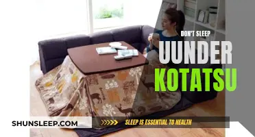 Avoid Sleeping Under the Kotatsu: Health Hazards