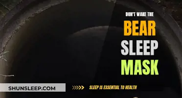 The Ultimate Sleep Mask: Don't Wake the Bear