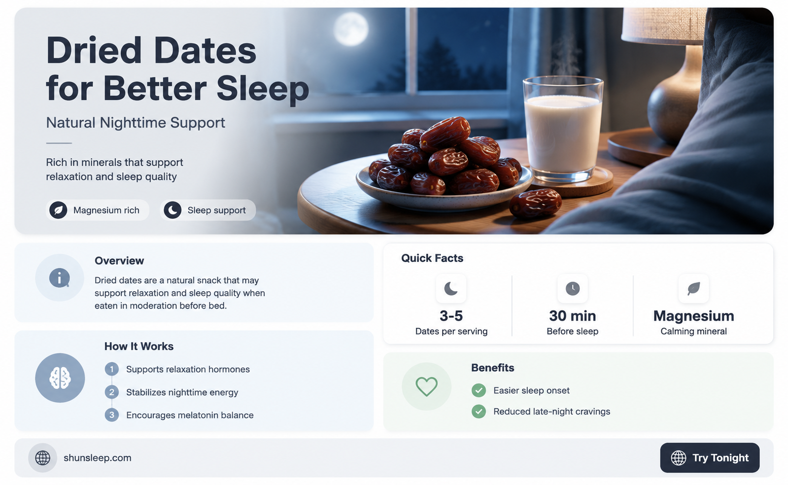 can dried dates help you sleep at night