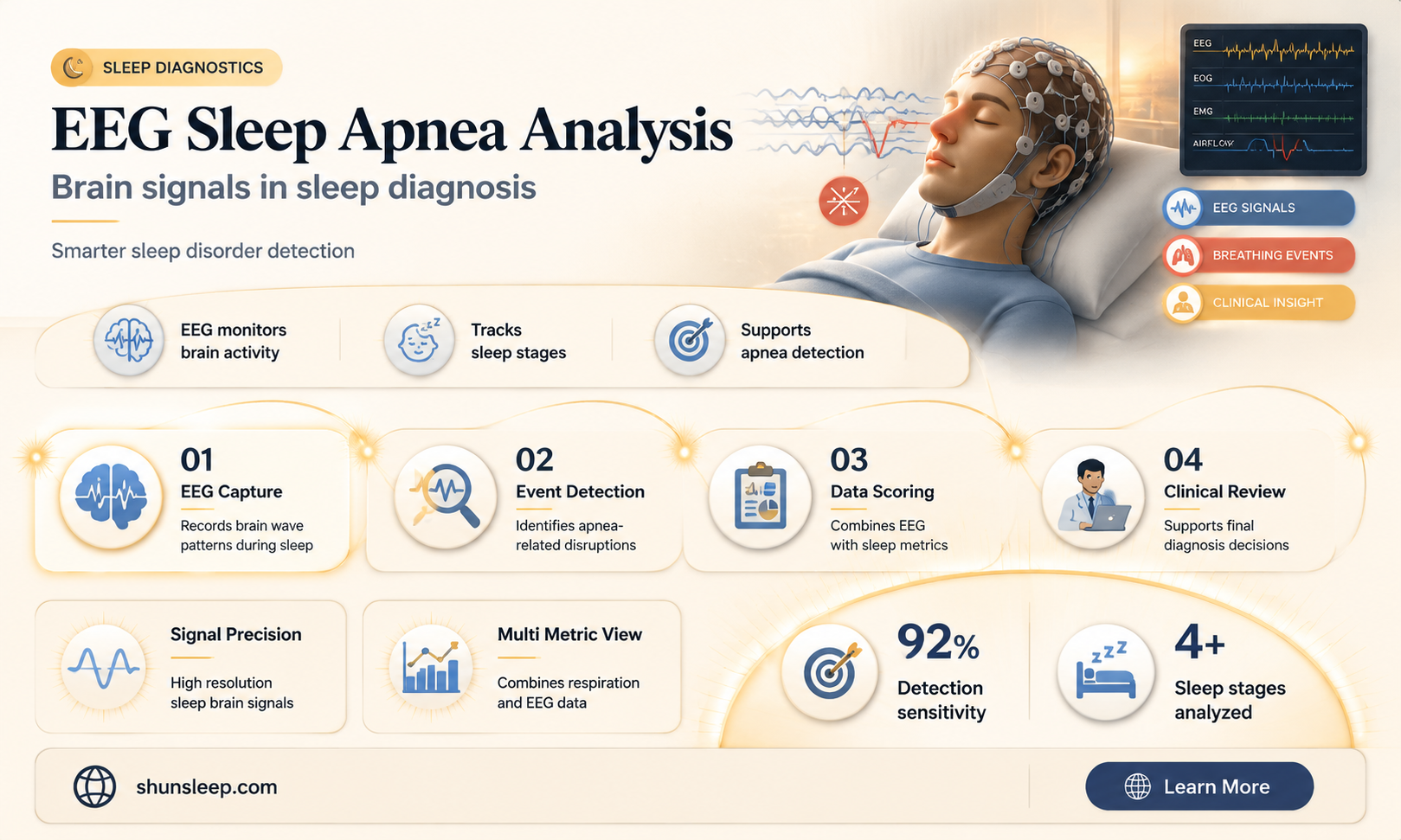 can eeg help diagnose sleep apnea