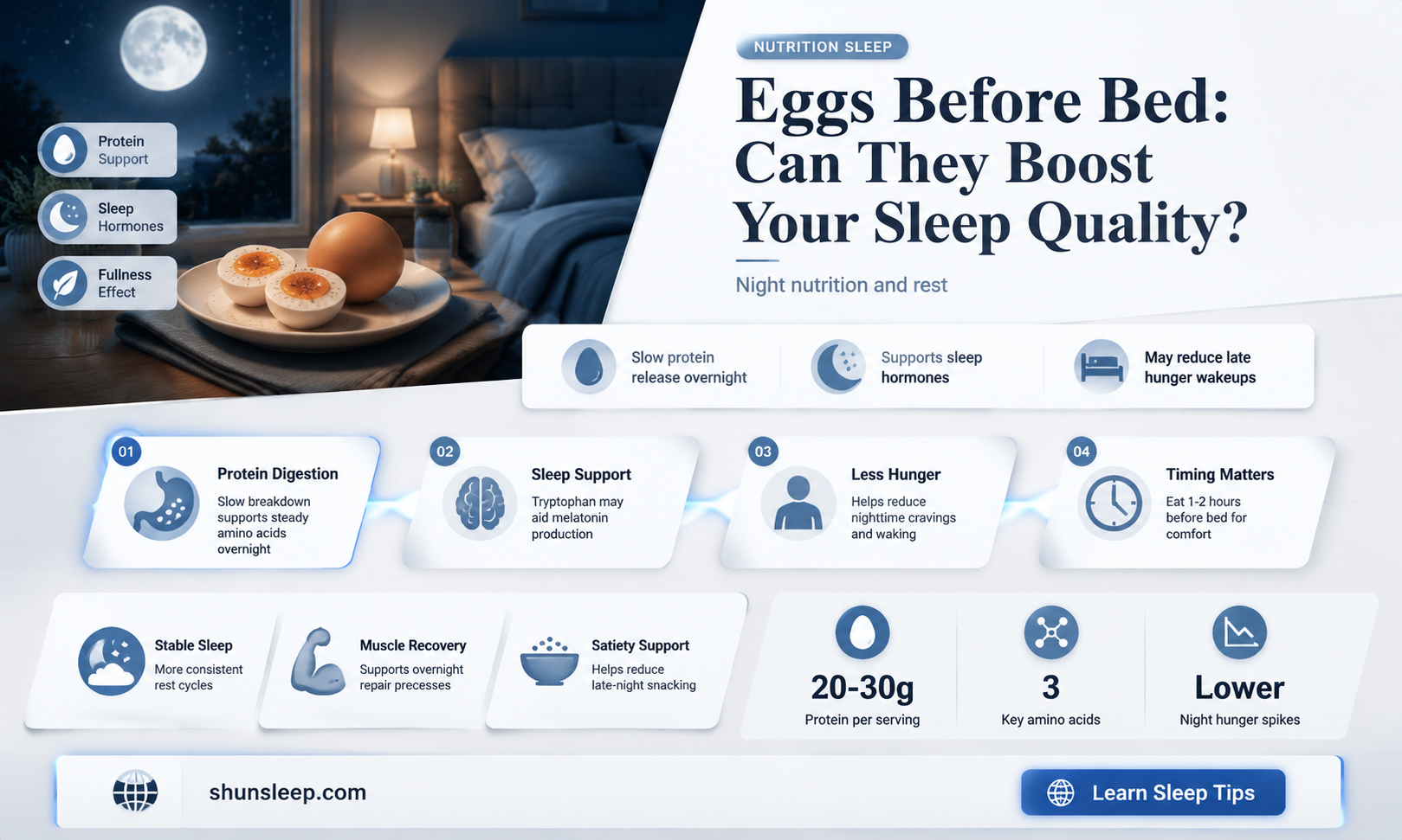 can eggs help you sleep