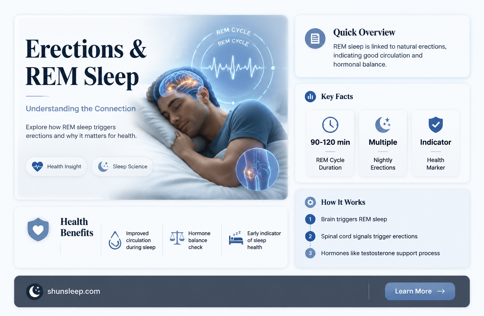 can an erection happen during rem sleep