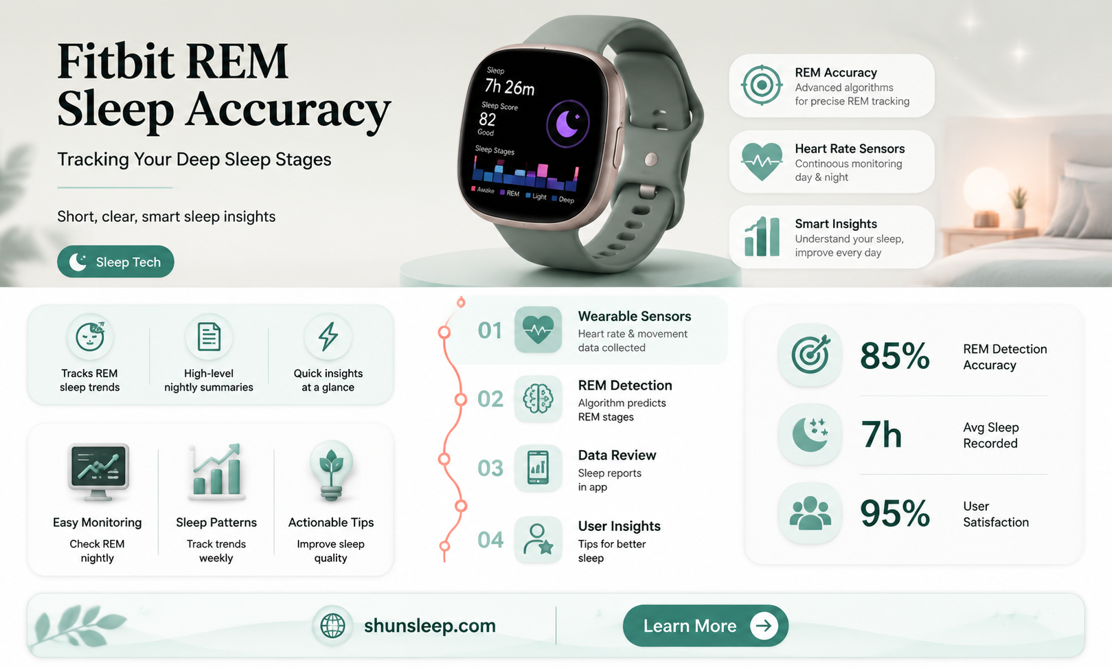 can a fitbit accurately determine rem sleep