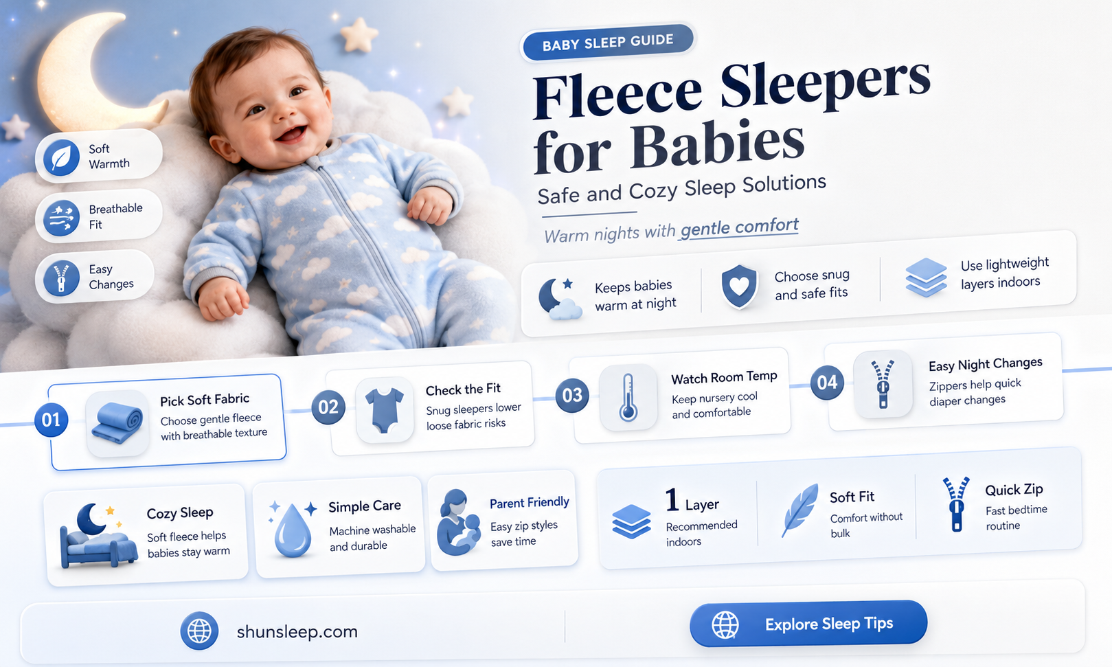 can babies sleep in fleece sleepers