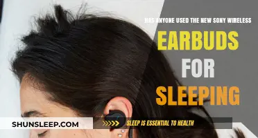 Sony's New Wireless Earbuds: Sleep-Friendly?