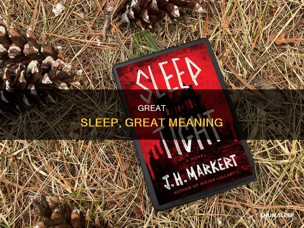 have a great sleep meaning