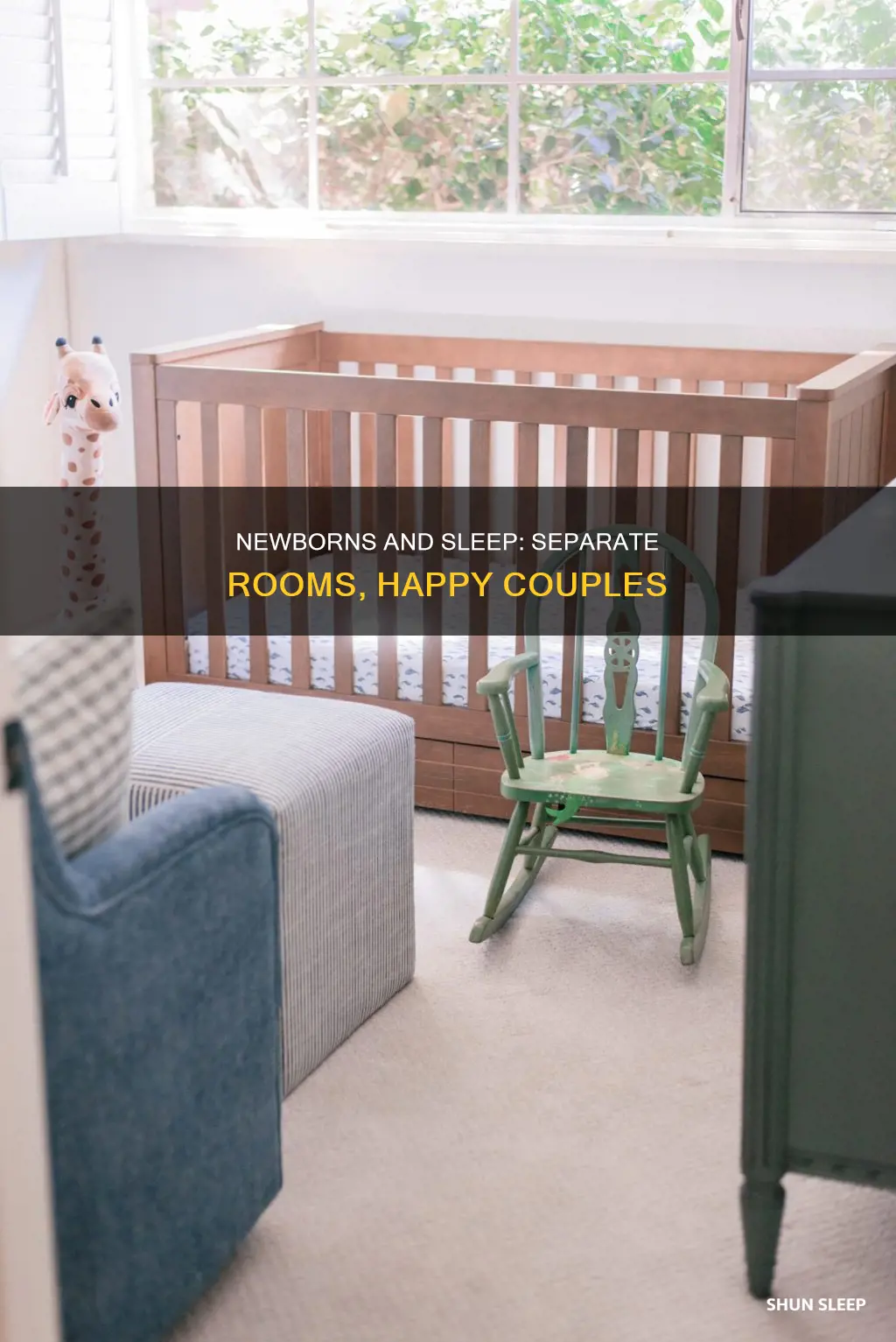 have a newborn sleeping in a different room than dpouse