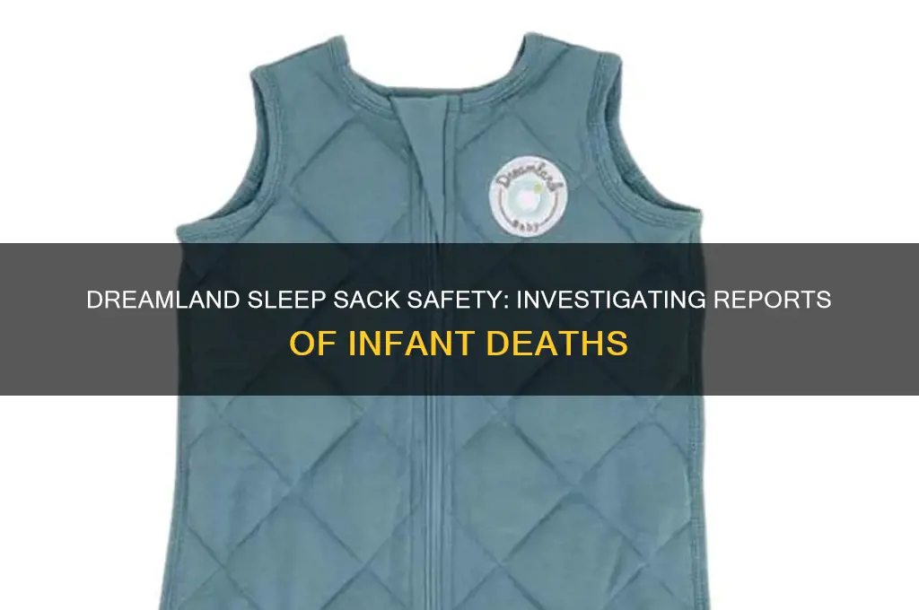 have any babies died from dreamland sleep sack