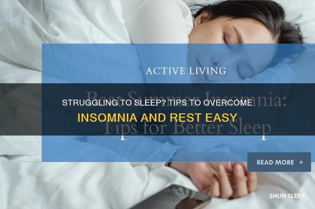 have difficulty getting to sleep