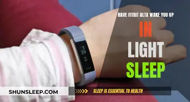 Fitbit Alta's Gentle Wake-Up: A Gentle nudge for Light Sleepers