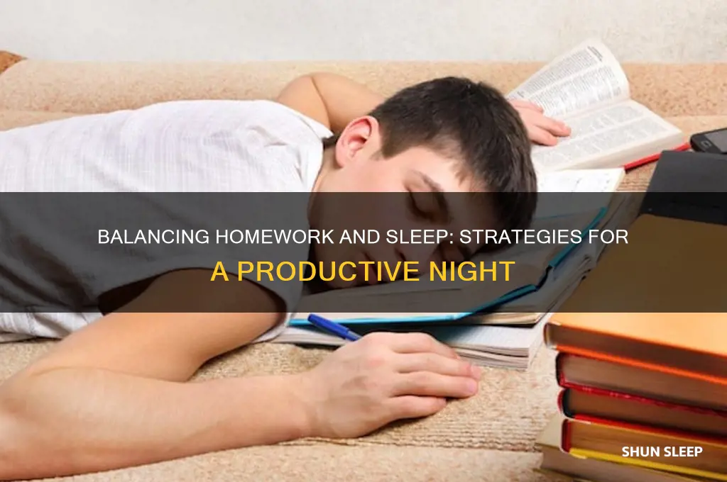 have to get less sleep to do all hw