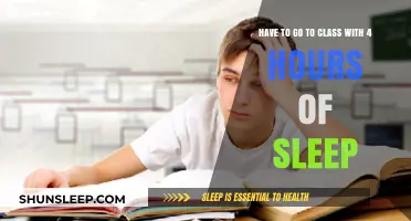 Surviving the Struggle: Attending Class on Just 4 Hours of Sleep