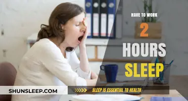 Balancing Act: Surviving on 2 Hours of Sleep While Working