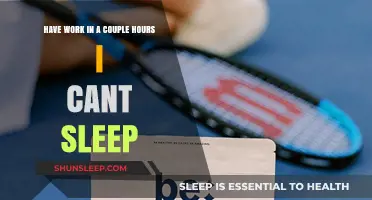 Pre-Work Jitters: Can't Sleep Before Your Big Meeting?