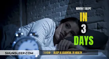 Insomnia: Three Days Without Sleep