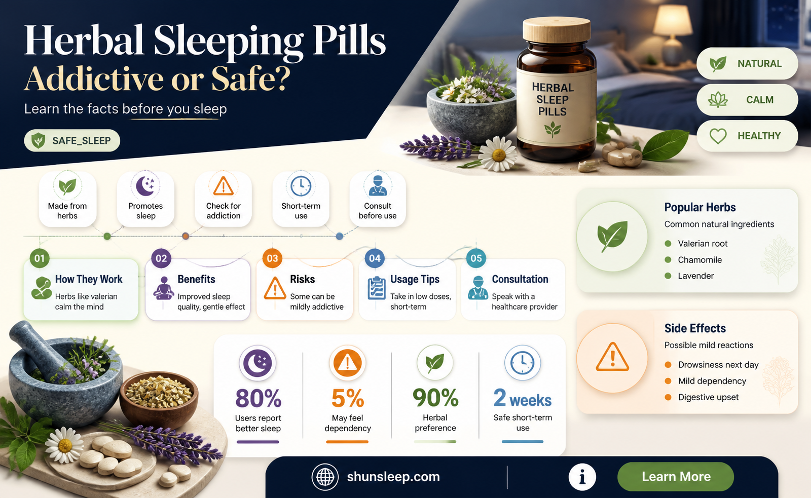 are herbal sleeping pills addictive