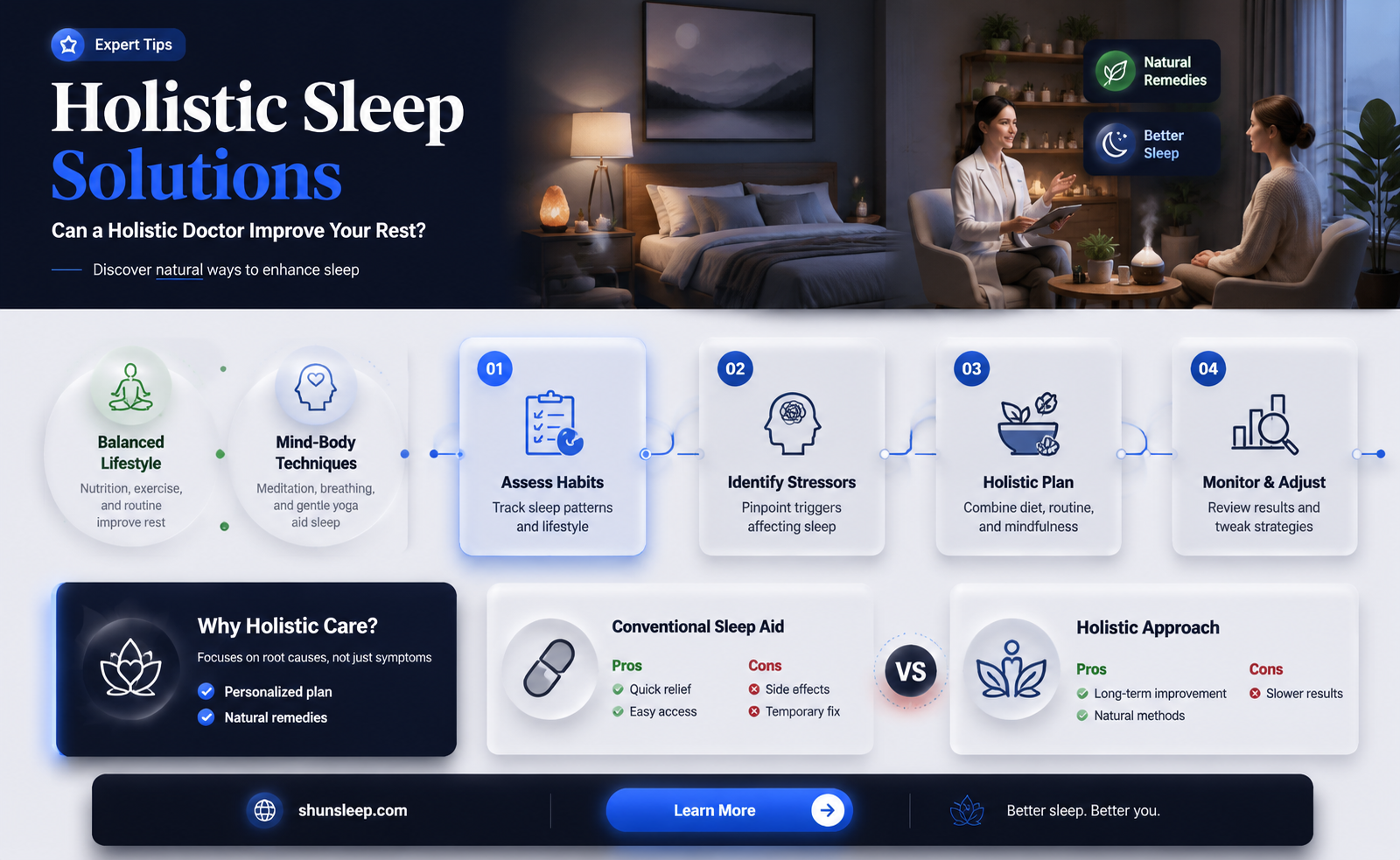can a holistic doctor help with sleep