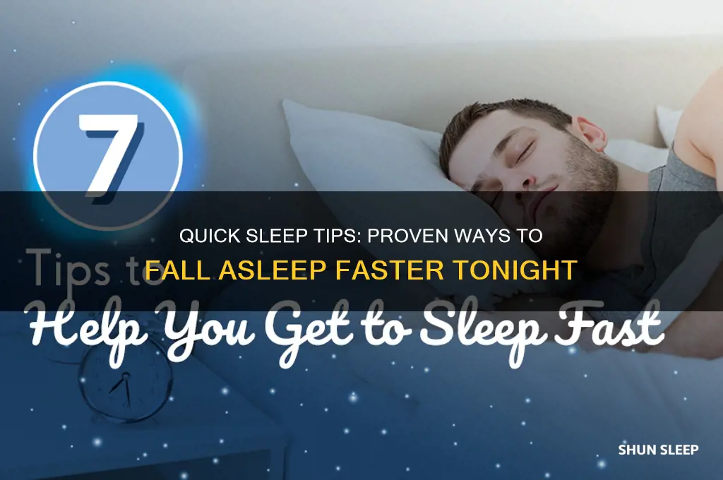 how 2 get 2 sleep fast
