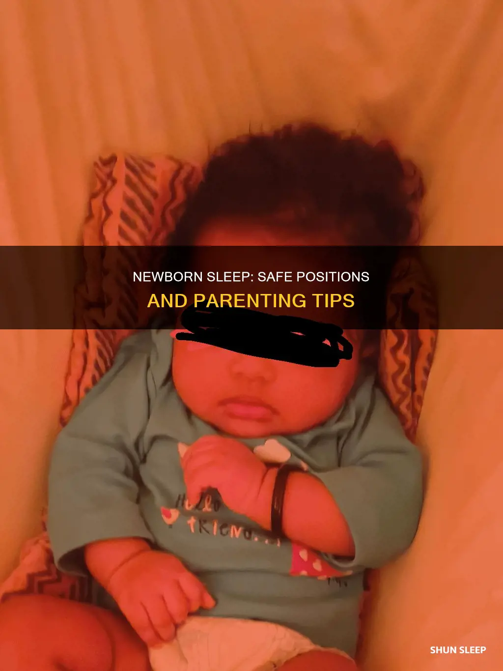 how a newborn should sleep