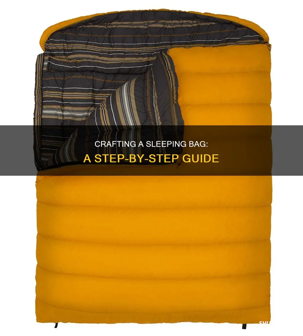 how a sleeping bag is made