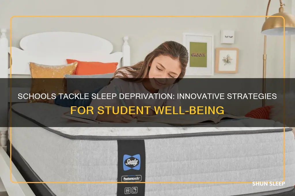 how are schools helping sleep deprivation