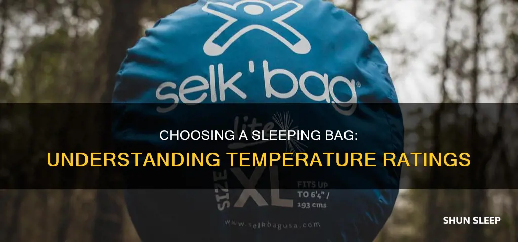 how are sleeping bags rated