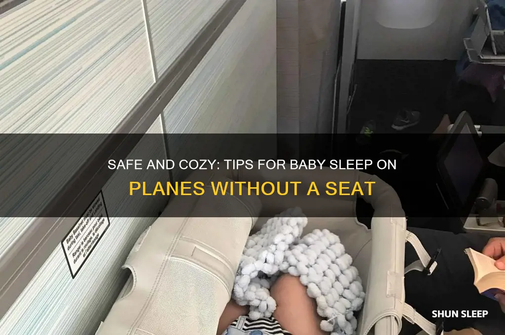 how baby sleep without seat plane