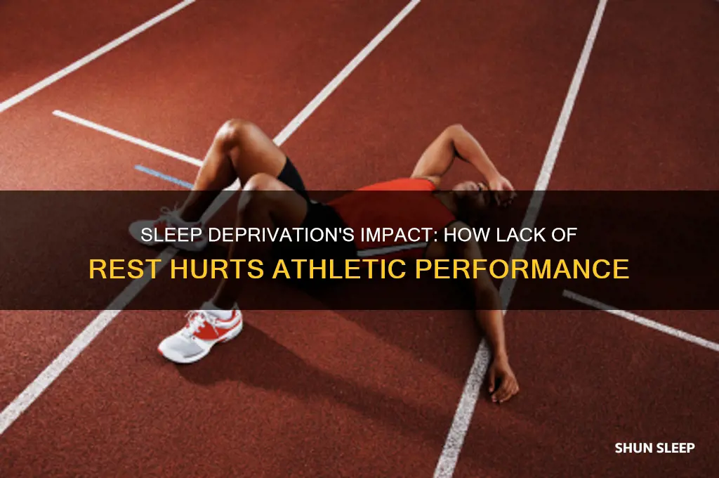 how bad can not getting sleep hurt an athlete