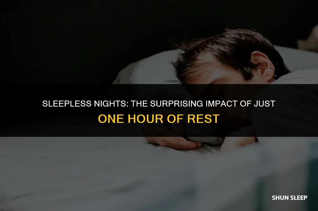 how bad is 1 hour of sleep
