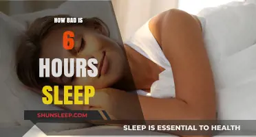 The Impact of 6 Hours of Sleep on Your Health and Productivity