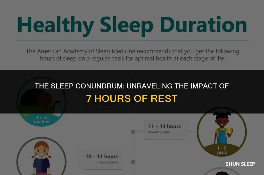 how bad is 7 hours of sleep