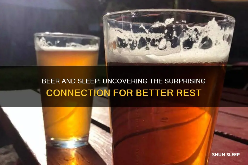 how beer helps you sleep