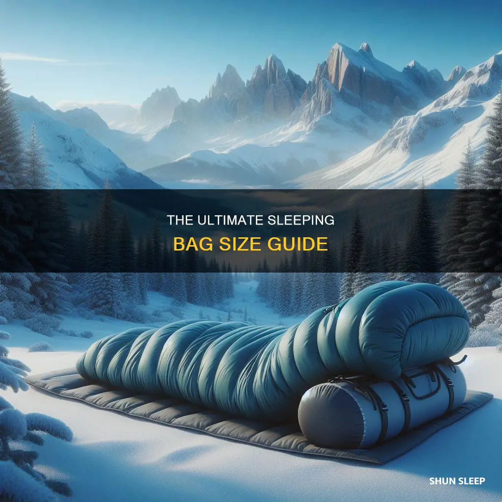 how big is a sleeping bag opened