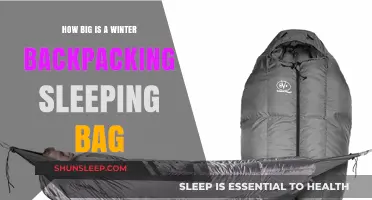 Backpacking Sleeping Bags: Size and Winter Warmth