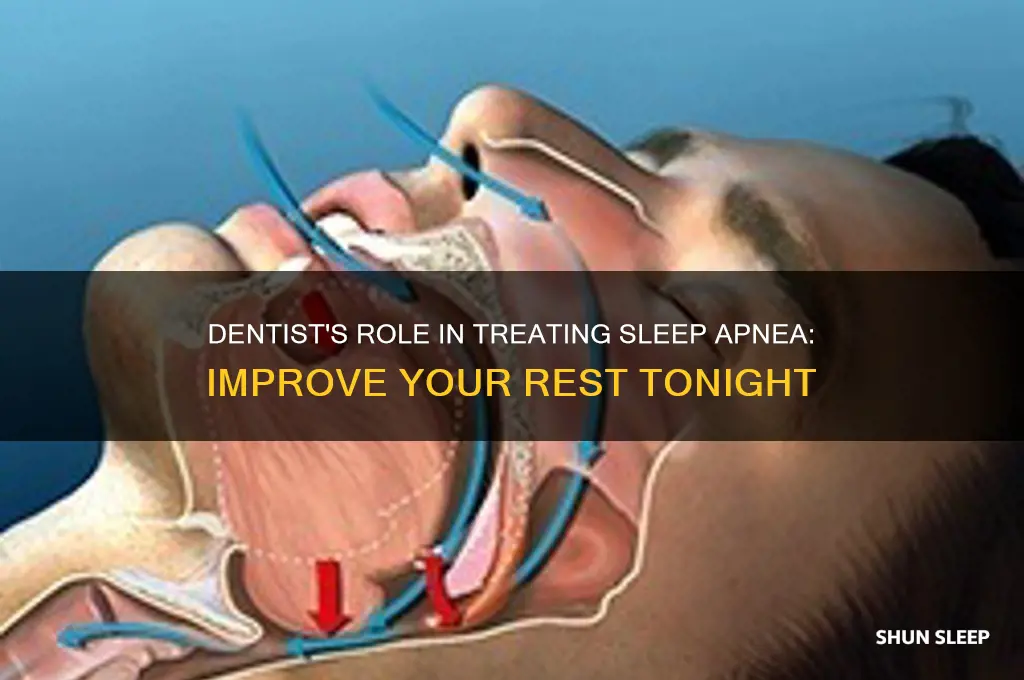how can a dentist help with my sleep apnea