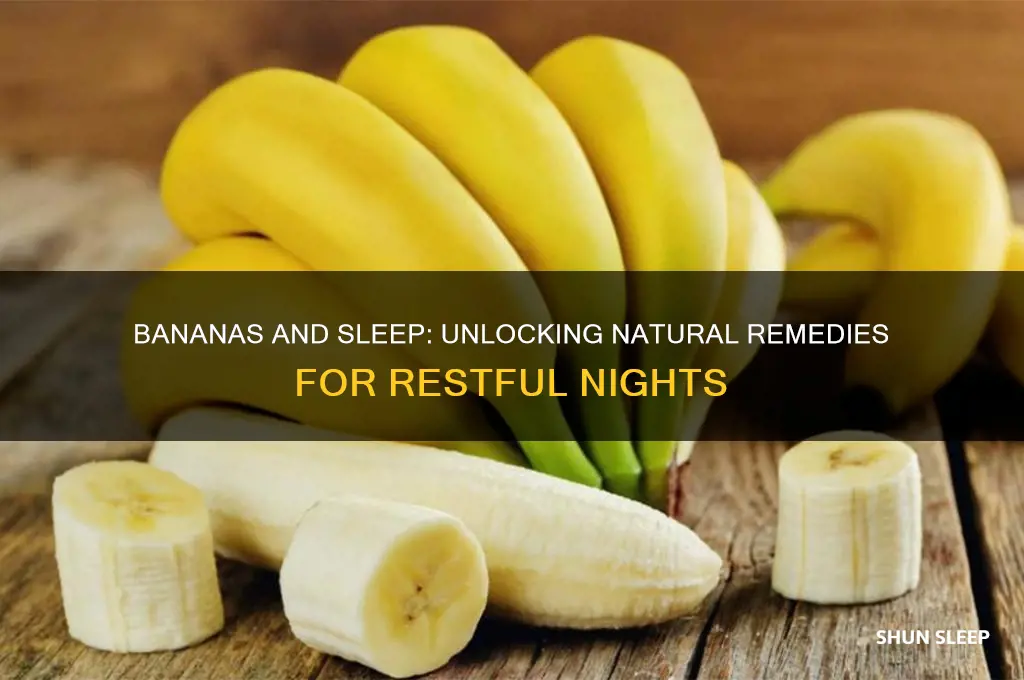 how can bananas help you sleep
