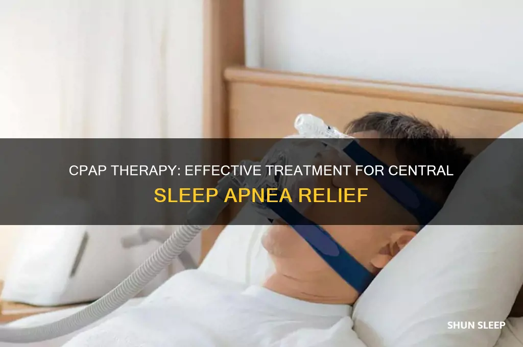 how can cpap help central sleep apnea