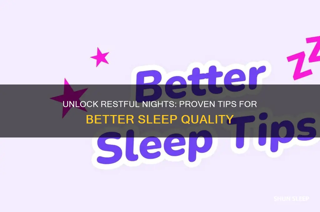 how can get better sleep