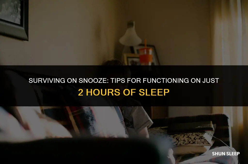 how can i function on 2 hours of sleep