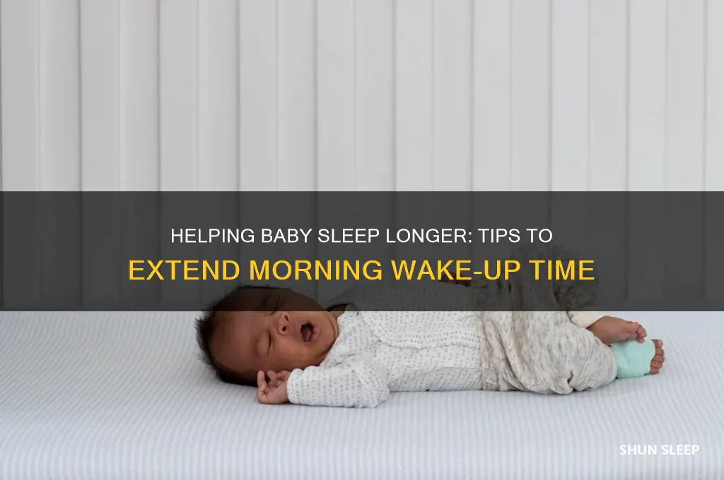 how can i get baby to sleep past 5am