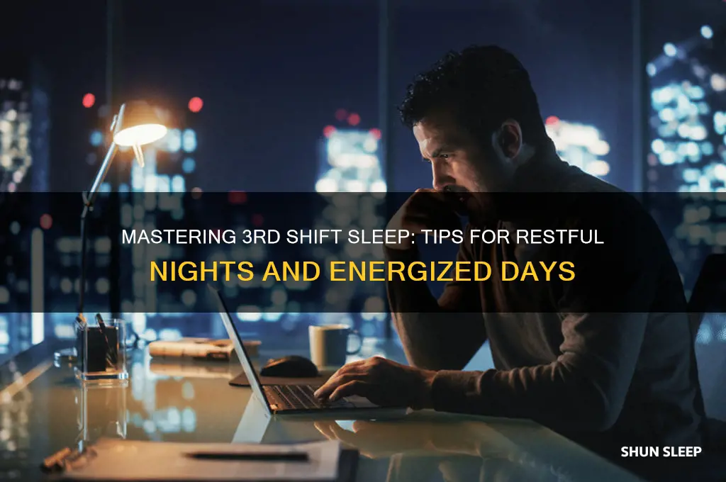 how can i get better at 3rd shift sleep