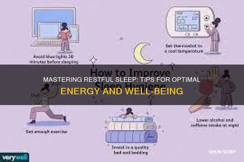 how can i get enough rest and sleep