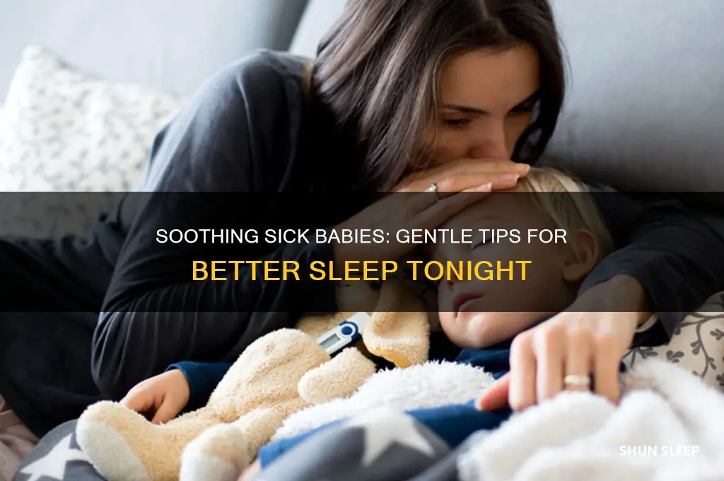 how can i get my sick baby to sleep
