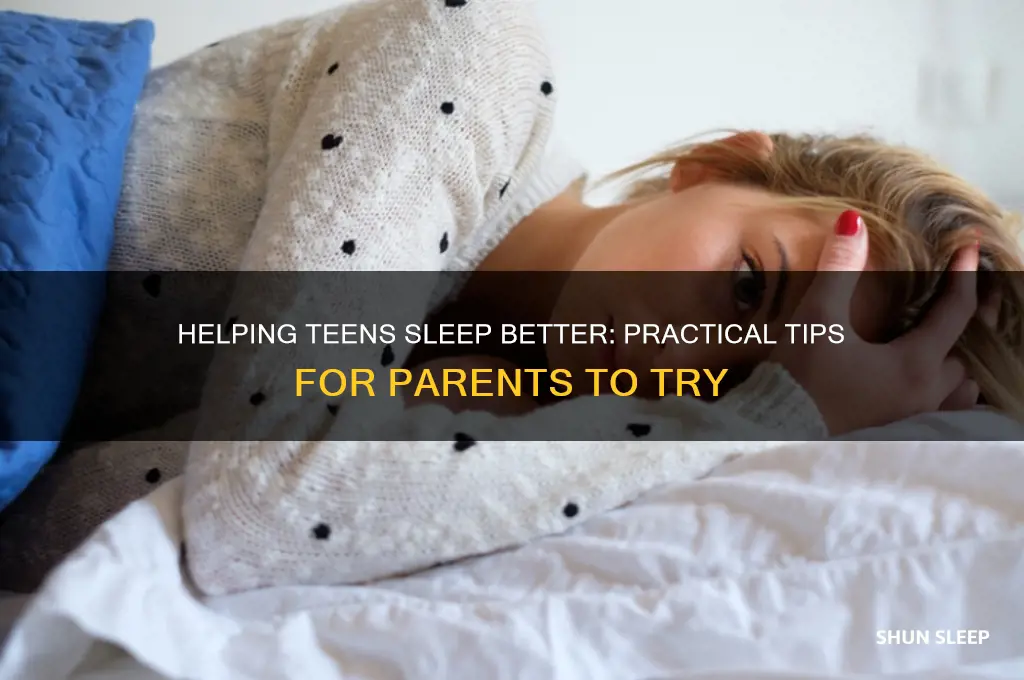 how can i get my teen to sleep