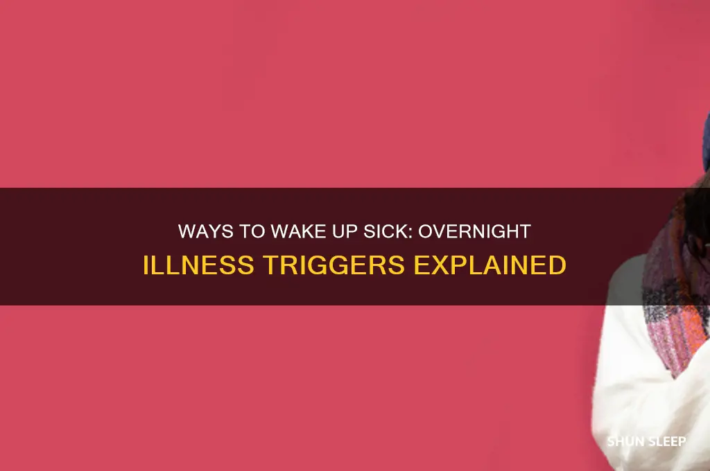 how can i get sick overnight