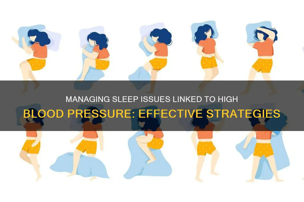how can i get sleep caused by high blood pressure