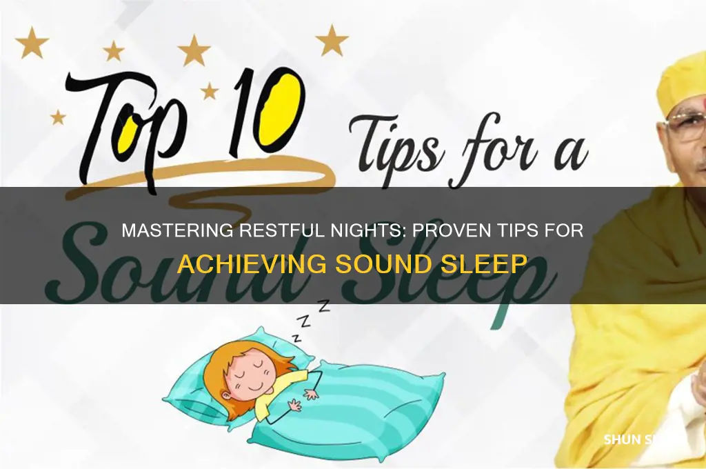how can i get sound sleep