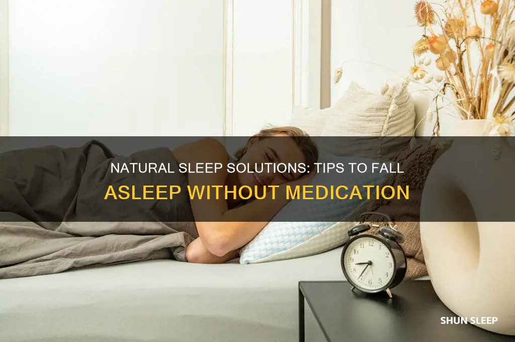 how can i get to sleep without medication